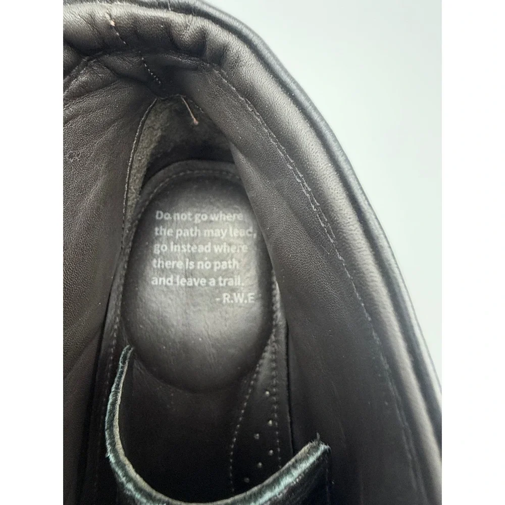 The Hynes Mens Black Leather Chukka Boots M60522 Ankle Booties Size 11M